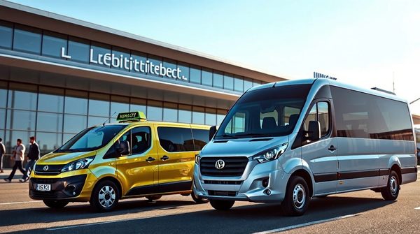 Transferts pratiques en taxi van et minibus à l'aéroport de lyon