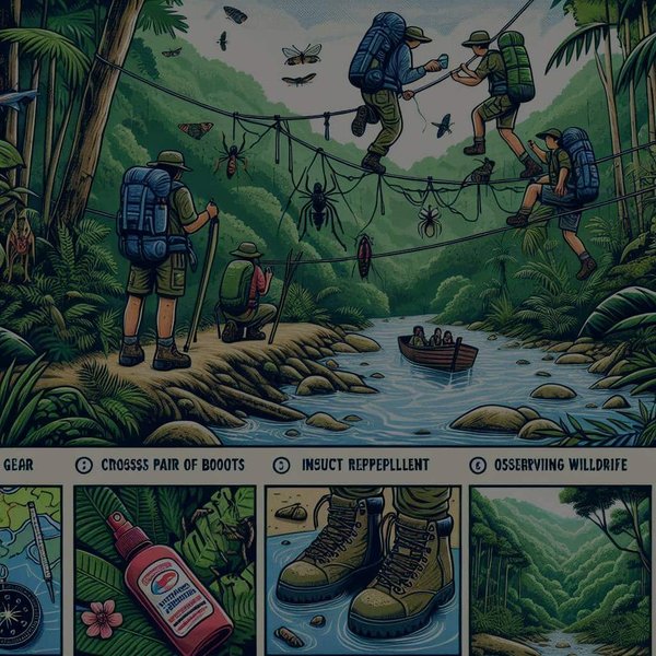 Quelles sont les astuces pour un trekking dans la jungle du parc national de Taman Negara, Malaisie?