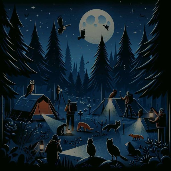 Quelles sont les meilleures pratiques pour observer les animaux nocturnes en camping?